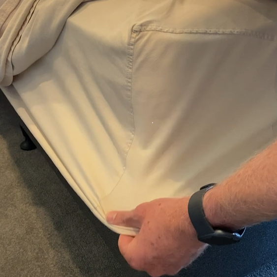 Queen | Fitted Sheet | 400 Thread Count | Sand